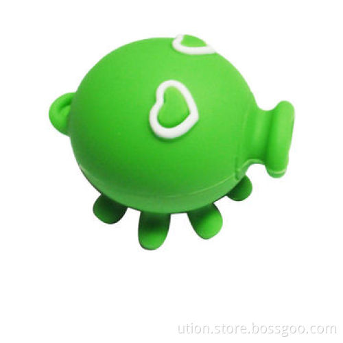 PVC Fish USB Flash Drive 2.0 with 1 to 32 GB Memory Capacity and Free Logo